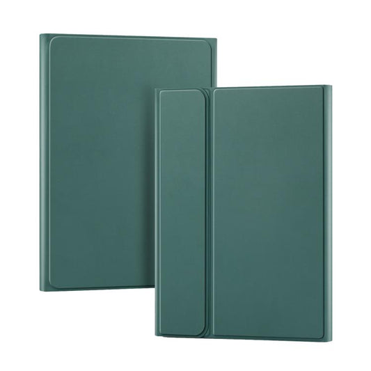 For iPad Air 5 / Air 4 10.9 Colorful Backlight Bluetooth Keyboard Leather Tablet Case(Dark Green) - For iPad Air by buy2fix | Online Shopping UK | buy2fix