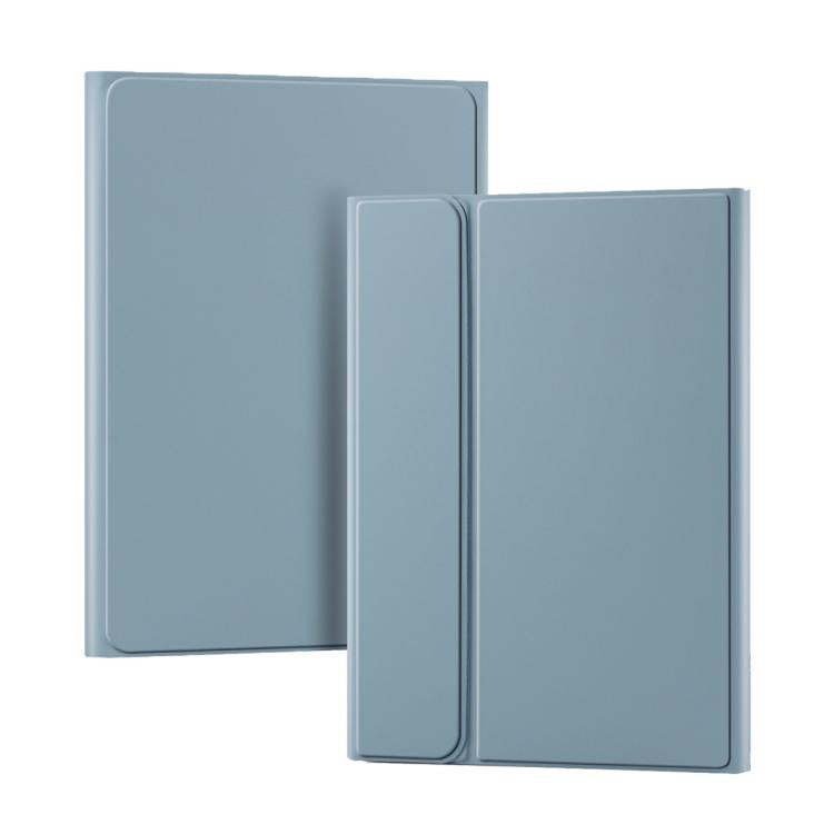 For iPad Air 11 2024 / Air 11 2025 Colorful Backlight Bluetooth Keyboard Leather Tablet Case(Misty Blue) - For iPad Air by buy2fix | Online Shopping UK | buy2fix