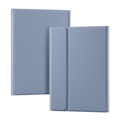 For iPad Air 11 2024 / Air 11 2025 Colorful Backlight Bluetooth Keyboard Leather Tablet Case(Dark Purple) - For iPad Air by buy2fix | Online Shopping UK | buy2fix