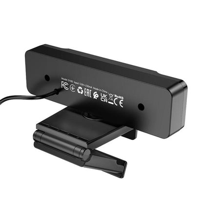hoco D100 1080P 2MP USB Computer Camera(Black) - HD Camera by hoco | Online Shopping UK | buy2fix