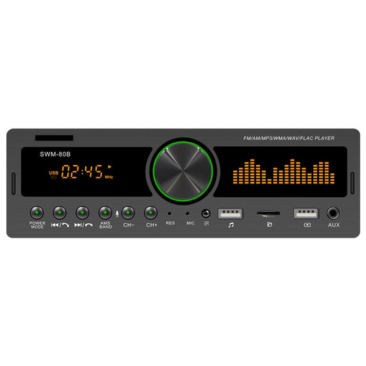 SWM-80A DC12V Car MP3 Support FM / AM & Bluetooth & Mobile Phone Voice Assistant - Car MP3 & MP4 & MP5 by buy2fix | Online Shopping UK | buy2fix