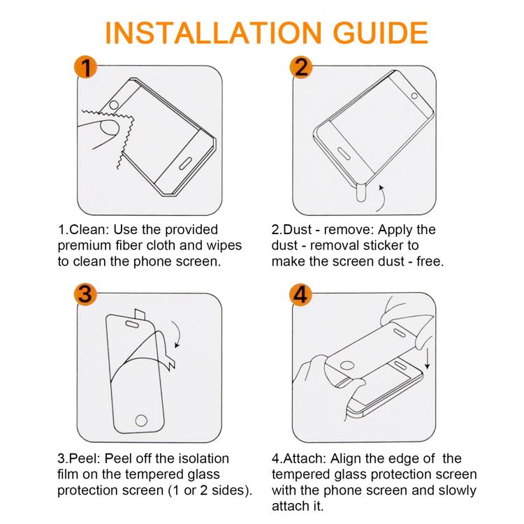 For iPhone 16 Plus 10pcs xDfind 0.26mm 9H 2.5D Middle Aluminum Tempered Glass Film - iPhone 16 Plus Tempered Glass by xDfind | Online Shopping UK | buy2fix