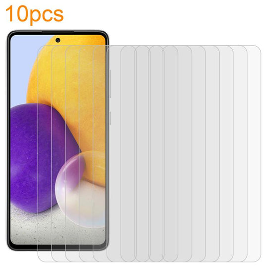 For Samsung Galaxy A72 5G / 4G 10pcs xDfind 0.26mm 9H 2.5D Middle Aluminum Tempered Glass Film