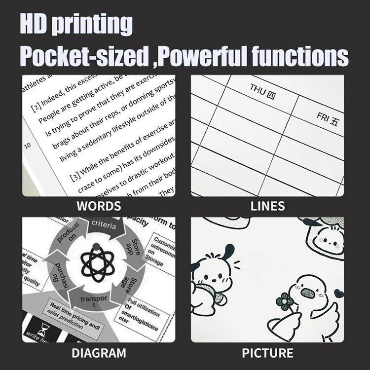 A401 Portable A4 Thermal Printer Educational Tattoo Printer(White) - Receipt Printers by buy2fix | Online Shopping UK | buy2fix