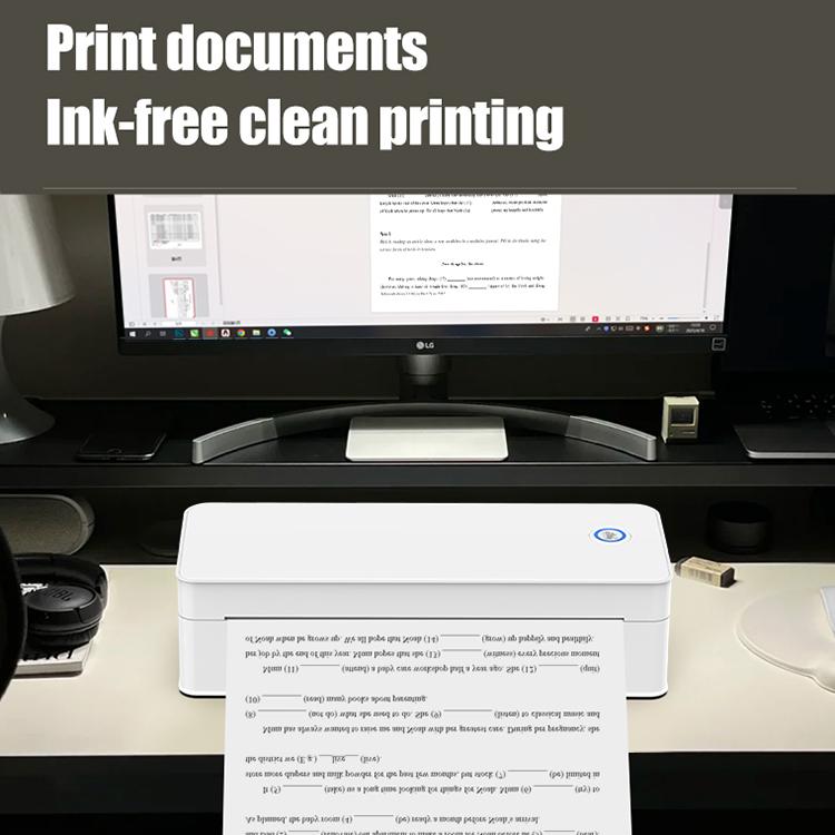 A401 Portable A4 Thermal Printer Educational Tattoo Printer(White) - Receipt Printers by buy2fix | Online Shopping UK | buy2fix