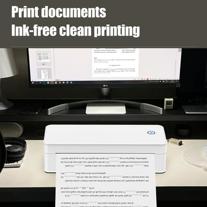 A401 Portable A4 Thermal Printer Educational Tattoo Printer(White) - Receipt Printers by buy2fix | Online Shopping UK | buy2fix