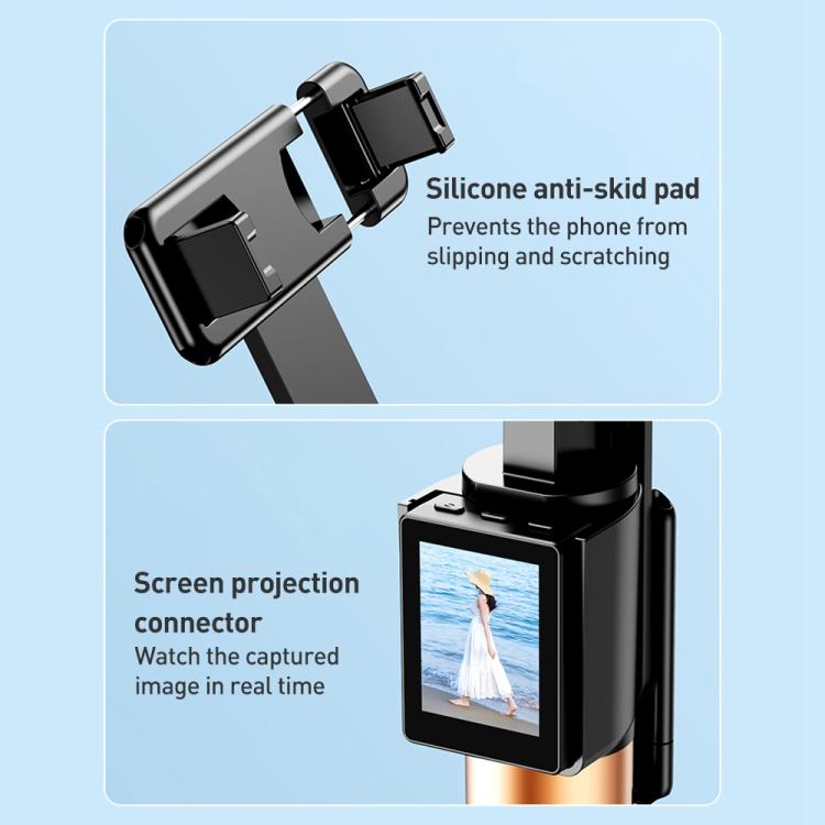 FUNSNAP CL07 Smart Screen-casting Selfie Stick Anti-shake Tripod(Black) - Selfie Sticks by FUNSNAP | Online Shopping UK | buy2fix