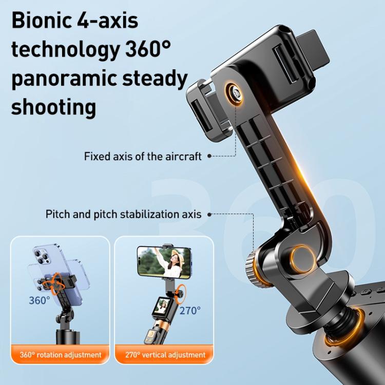 FUNSNAP CL07 Smart Screen-casting Selfie Stick Anti-shake Tripod(Black) - Selfie Sticks by FUNSNAP | Online Shopping UK | buy2fix