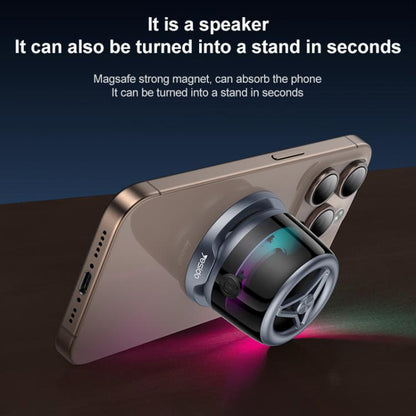 Yesido YSW32 3W RGB Magnetic Mini Wireless Speaker(Black) - Mini Speaker by Yesido | Online Shopping UK | buy2fix