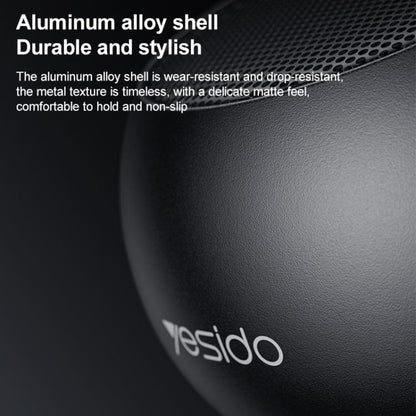 Yesido YSW33 3W Aluminum Alloy Mini Wireless Speaker(Black) - Mini Speaker by Yesido | Online Shopping UK | buy2fix