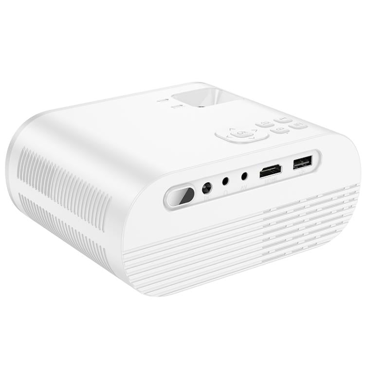 hoco DT1 1280x720P 140ANSI WiFi Bluetooth Wireless Projector Same Screen Version, EU Plug(White) - Mini Projector by hoco | Online Shopping UK | buy2fix
