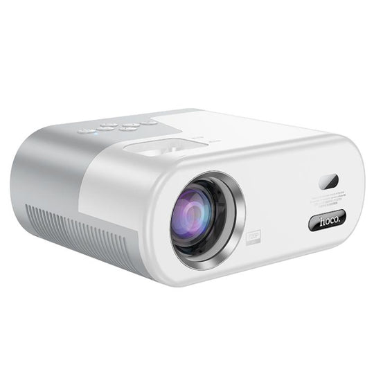 hoco DT2 1280x720P 140ANSI Smart WiFi Bluetooth Projector Android Version, EU Plug(White)