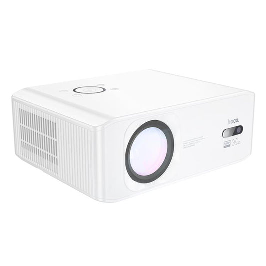 hoco DT3 1920x1080P 370ANSI Smart Electric Focus Projector Android Version, EU Plug(White) - Mini Projector by hoco | Online Shopping UK | buy2fix
