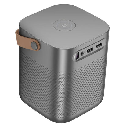 hoco DT4 1280x720P 190ANSI Smart Full Autofocus Projector Android Version, US Plug(Metal Grey) - Mini Projector by hoco | Online Shopping UK | buy2fix