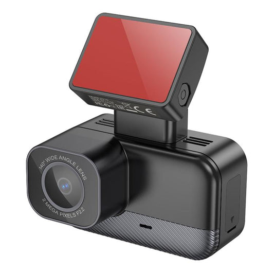 hoco DV10 1.47 inch IPS Mini Screen Dashcam Driving Recorder(Black) - Car DVRs by hoco | Online Shopping UK | buy2fix