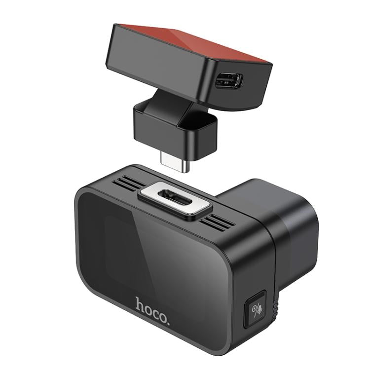 hoco DV10 1.47 inch IPS Mini Screen Dashcam Driving Recorder(Black) - Car DVRs by hoco | Online Shopping UK | buy2fix