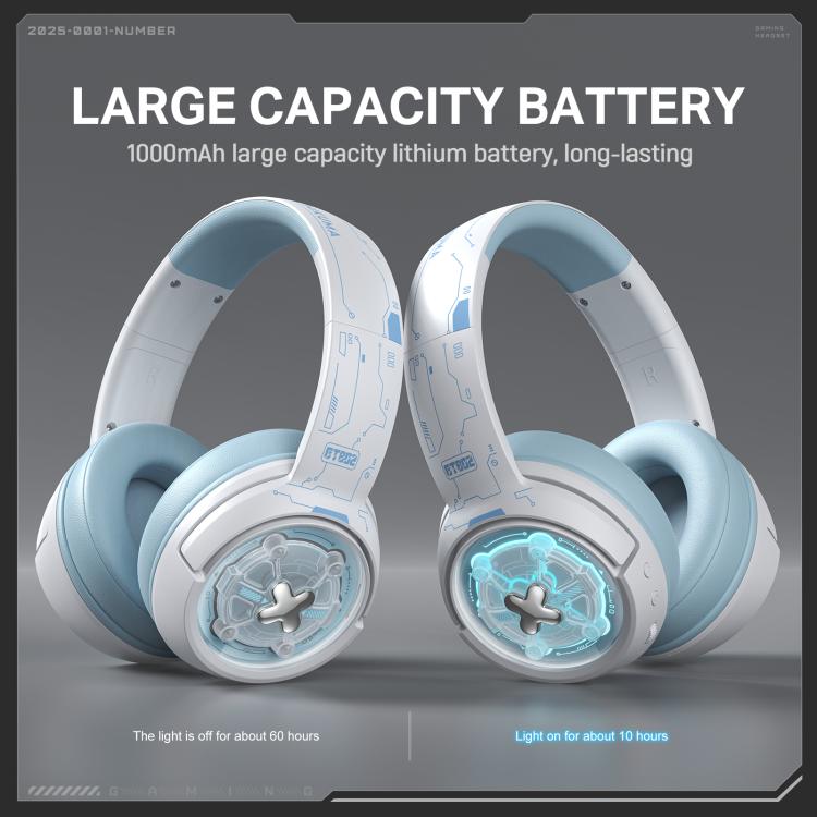 ONIKUMA GT802  Bluetooth 2.4G Wired E-sports Game Headset(White) - Multimedia Headset by ONIKUMA | Online Shopping UK | buy2fix