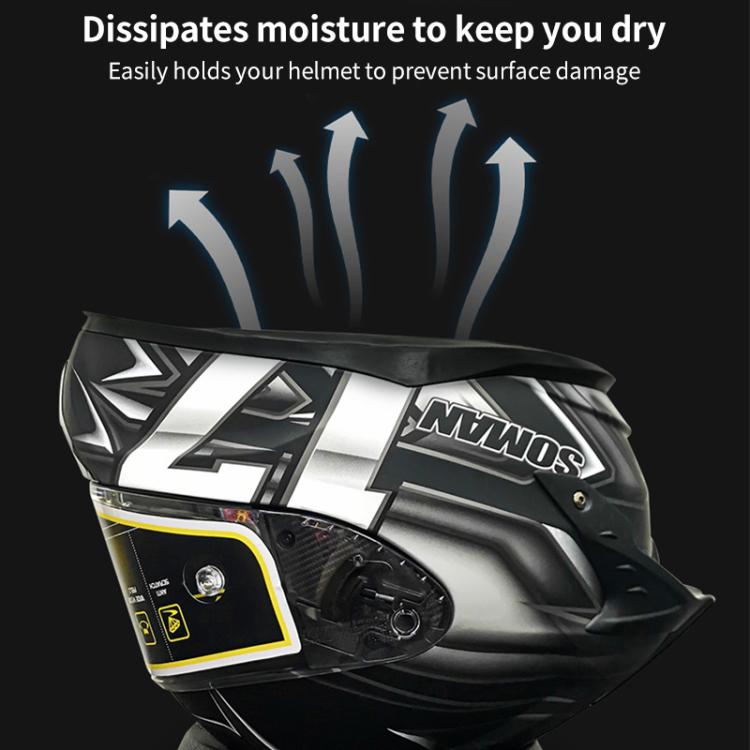 SOMAN Motorcycle Helmet Support Pad Anti-slip Protection Stand(Yellow) - Others by SOMAN | Online Shopping UK | buy2fix