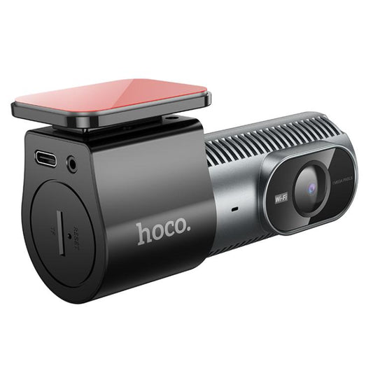 hoco DV13 720P HD Night Vision Screenless Hidden WiFi Driving Recorder(Metal Grey) - Car DVRs by hoco | Online Shopping UK | buy2fix