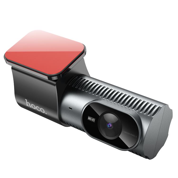 hoco DV13 720P HD Night Vision Screenless Hidden WiFi Driving Recorder(Metal Grey) - Car DVRs by hoco | Online Shopping UK | buy2fix