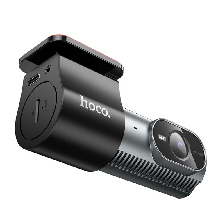 hoco DV13 720P HD Night Vision Screenless Hidden WiFi Driving Recorder(Metal Grey) - Car DVRs by hoco | Online Shopping UK | buy2fix