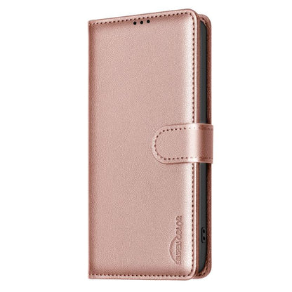 For iPhone Air Litchi Texture RFID Anti-theft Leather Phone Case(Gold) - iPhone Air Cases by buy2fix | Online Shopping UK | buy2fix