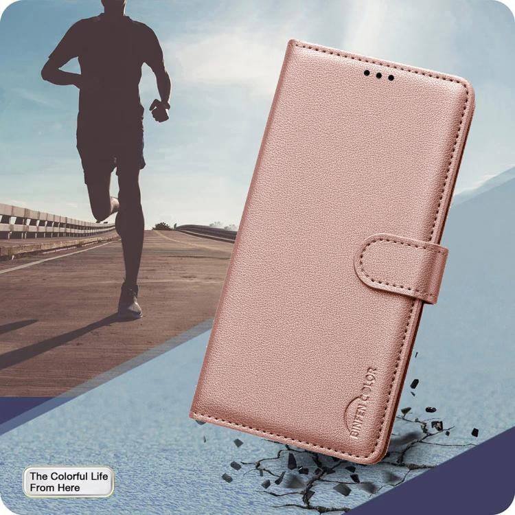 For iPhone Air Litchi Texture RFID Anti-theft Leather Phone Case(Gold) - iPhone Air Cases by buy2fix | Online Shopping UK | buy2fix