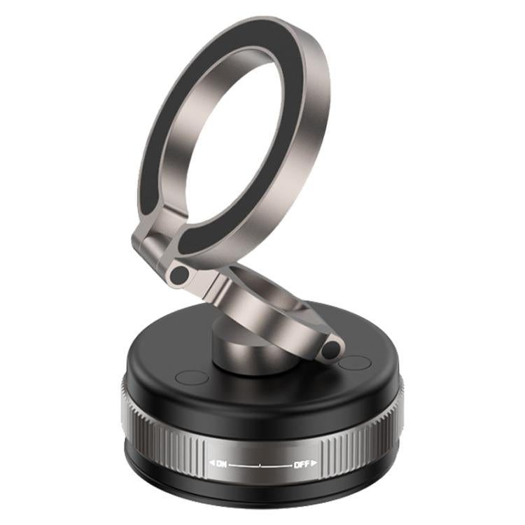 D1X Vacuum Magnetic 360 Degree Rotating Car Holder(Tarnish) - Universal Car Holders by buy2fix | Online Shopping UK | buy2fix