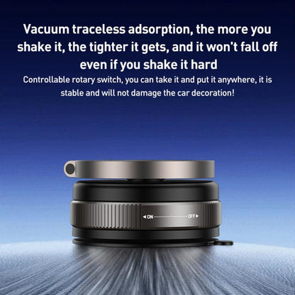 D1X Vacuum Magnetic 360 Degree Rotating Car Holder(Tarnish) - Universal Car Holders by buy2fix | Online Shopping UK | buy2fix