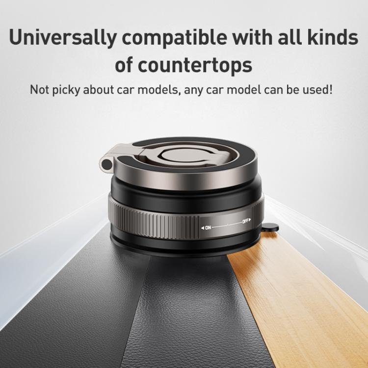 D1X Vacuum Magnetic 360 Degree Rotating Car Holder(Tarnish) - Universal Car Holders by buy2fix | Online Shopping UK | buy2fix
