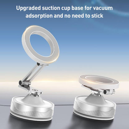 X30 Folding Rotating Car Magnetic Holder(White) - Universal Car Holders by buy2fix | Online Shopping UK | buy2fix