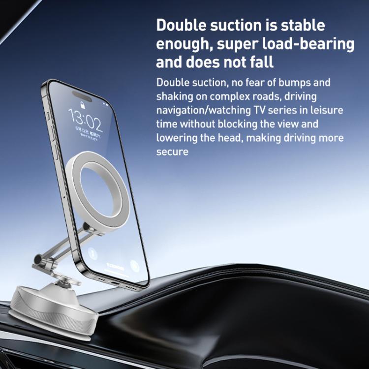 X30 Folding Rotating Car Magnetic Holder(Black) - Universal Car Holders by buy2fix | Online Shopping UK | buy2fix
