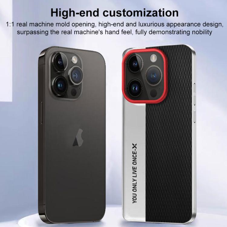 For iPhone Air Camera Design Diamond Texture Leather PC Phone Case(Orange) - iPhone Air Cases by buy2fix | Online Shopping UK | buy2fix