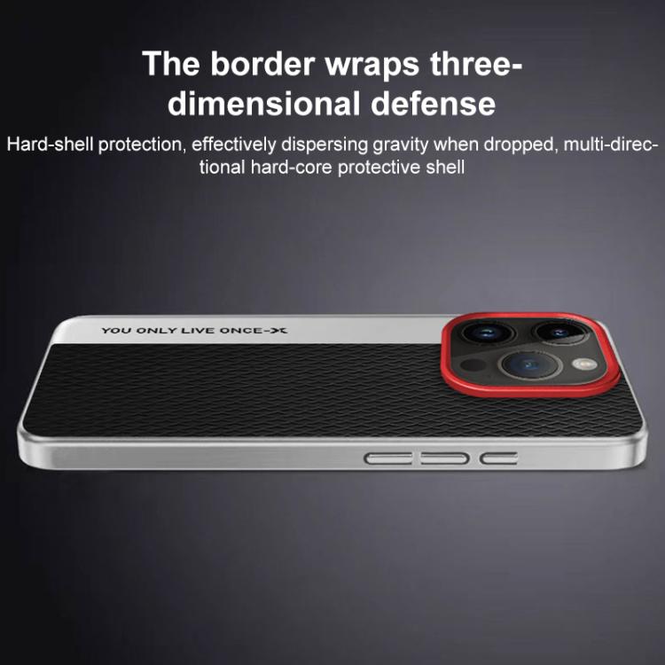 For iPhone Air Camera Design Diamond Texture Leather PC Phone Case(Red) - iPhone Air Cases by buy2fix | Online Shopping UK | buy2fix