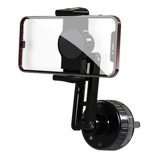 CC-T27C Manual Vacuum Adsorption Car Phone Holder(Black) - Universal Car Holders by buy2fix | Online Shopping UK | buy2fix