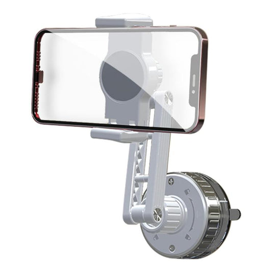 CC-T27C Manual Vacuum Adsorption Car Phone Holder(White) - Universal Car Holders by buy2fix | Online Shopping UK | buy2fix