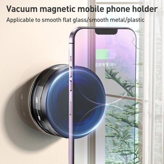CC-T31 Vacuum Adsorption Magnetic Car Phone Holder(Black) - Universal Car Holders by buy2fix | Online Shopping UK | buy2fix