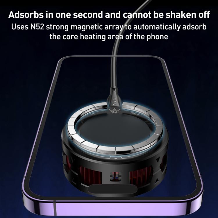 Yesido C226 Semiconductor Refrigeration Magnetic Universal Phone Radiator(Black) - Cooling Fan Radiator by Yesido | Online Shopping UK | buy2fix