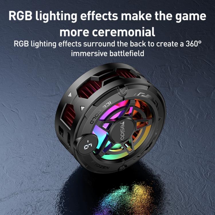 Yesido C226 Semiconductor Refrigeration Magnetic Universal Phone Radiator(Black) - Cooling Fan Radiator by Yesido | Online Shopping UK | buy2fix