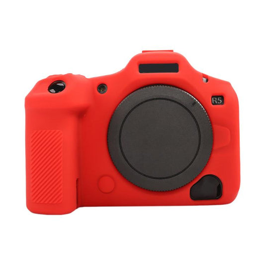 For Canon EOS R5 Mark II / R5II Glossy Soft Silicone Protective Case(Red) - Protective Case by buy2fix | Online Shopping UK | buy2fix