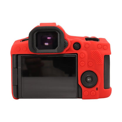 For Canon EOS R5 Mark II / R5II Glossy Soft Silicone Protective Case(Red) - Protective Case by buy2fix | Online Shopping UK | buy2fix