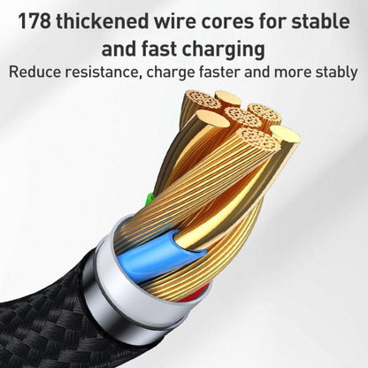 Yesido CA198 60W Type-C to Type-C Streamer Light Data Cable, Length: 1.2m(Grey) - USB-C & Type-C Cable by Yesido | Online Shopping UK | buy2fix