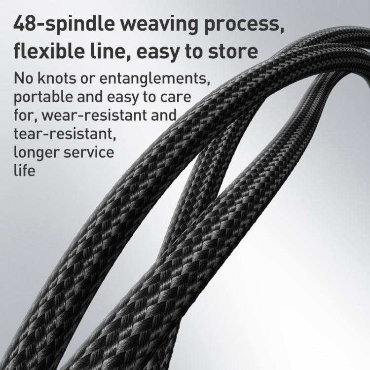 Yesido CA198 60W Type-C to Type-C Streamer Light Data Cable, Length: 1.2m(Grey) - USB-C & Type-C Cable by Yesido | Online Shopping UK | buy2fix
