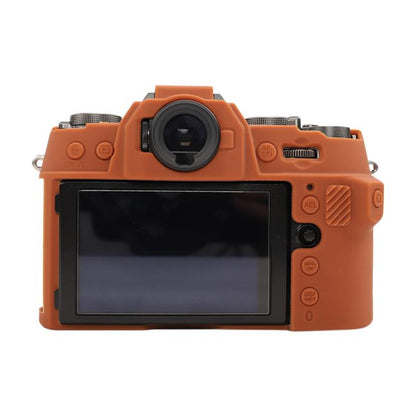 For FUJIFILM X-T50 Glossy Soft Silicone Protective Case(Orange) - Protective Case by buy2fix | Online Shopping UK | buy2fix