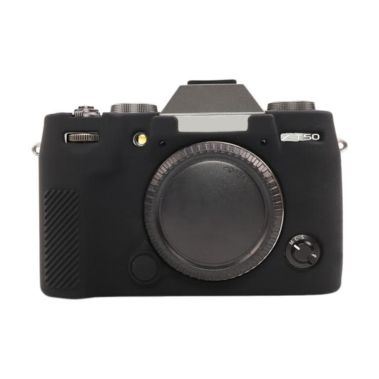 For FUJIFILM X-T50 Glossy Soft Silicone Protective Case(Black) - Protective Case by buy2fix | Online Shopping UK | buy2fix