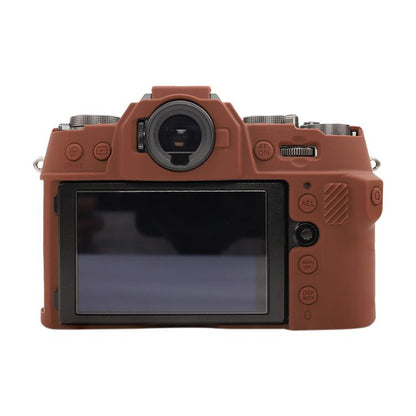 For FUJIFILM X-T50 Glossy Soft Silicone Protective Case(Coffee) - Protective Case by buy2fix | Online Shopping UK | buy2fix