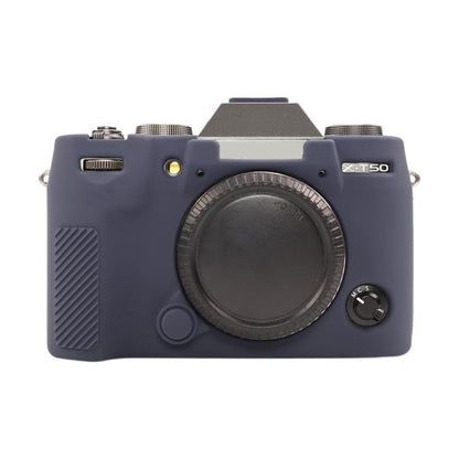 For FUJIFILM X-T50 Glossy Soft Silicone Protective Case(Blue) - Protective Case by buy2fix | Online Shopping UK | buy2fix