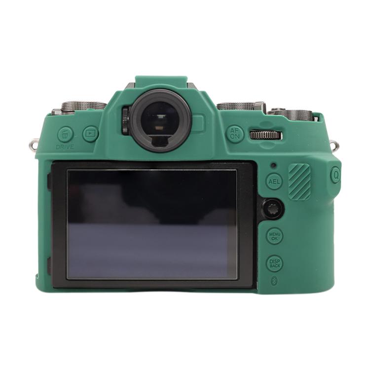 For FUJIFILM X-T50 Glossy Soft Silicone Protective Case(Green) - Protective Case by buy2fix | Online Shopping UK | buy2fix