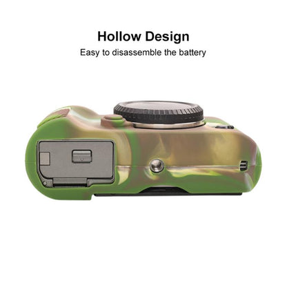 For FUJIFILM X-T50 Glossy Soft Silicone Protective Case(Camouflage) - Protective Case by buy2fix | Online Shopping UK | buy2fix