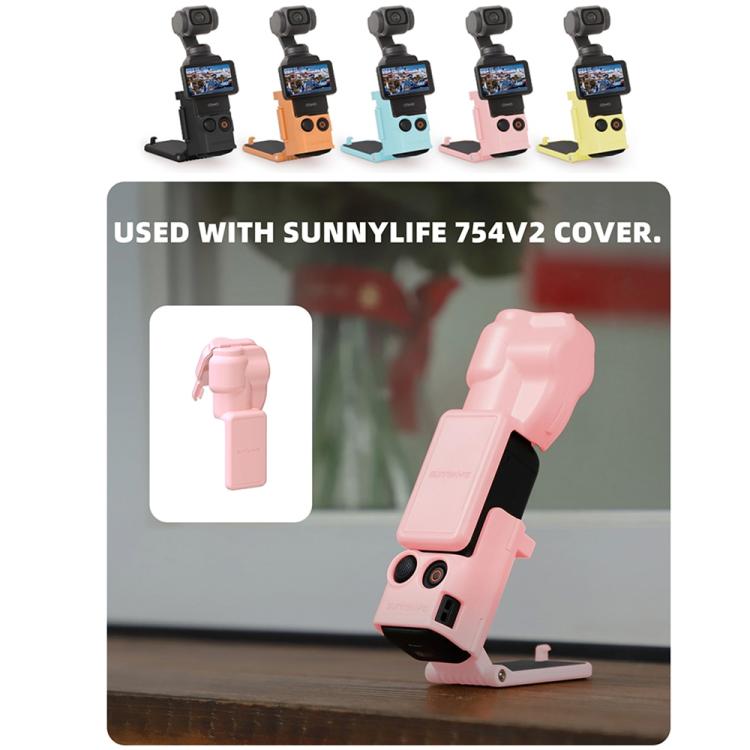 For DJI OSMO Pocket 3 Sunnylife Multifunctional Magnetic Mount Tabletop Base Bracket(Black) - Mount & Holder by Sunnylife | Online Shopping UK | buy2fix